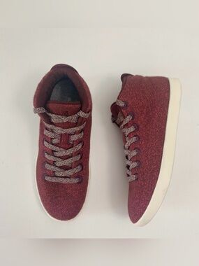 ▪️Allbirds "Wool Piper" Burgundy Mids Sneakers ~ 8